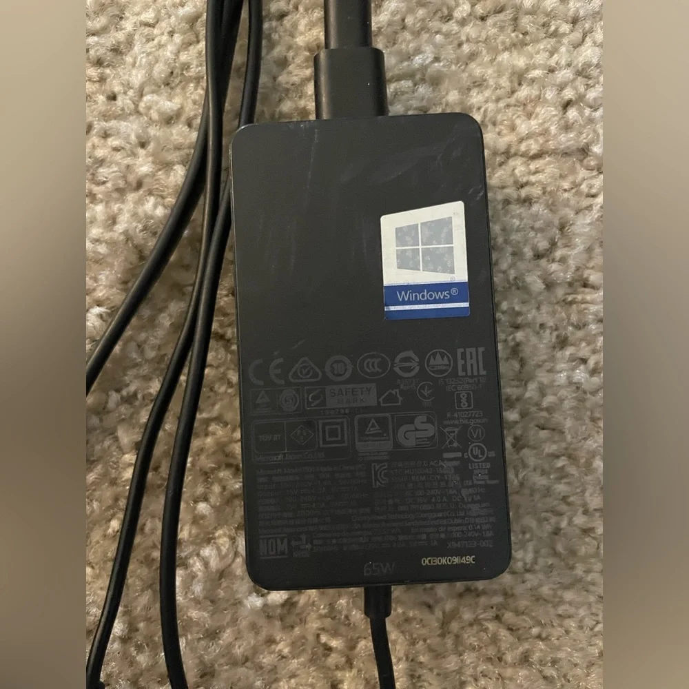 Windows charging cord